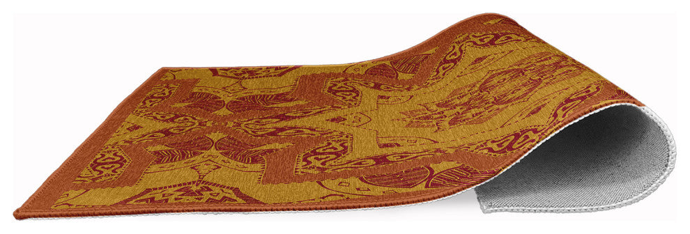 Shawl Rug, Nutmeg, 5' Round