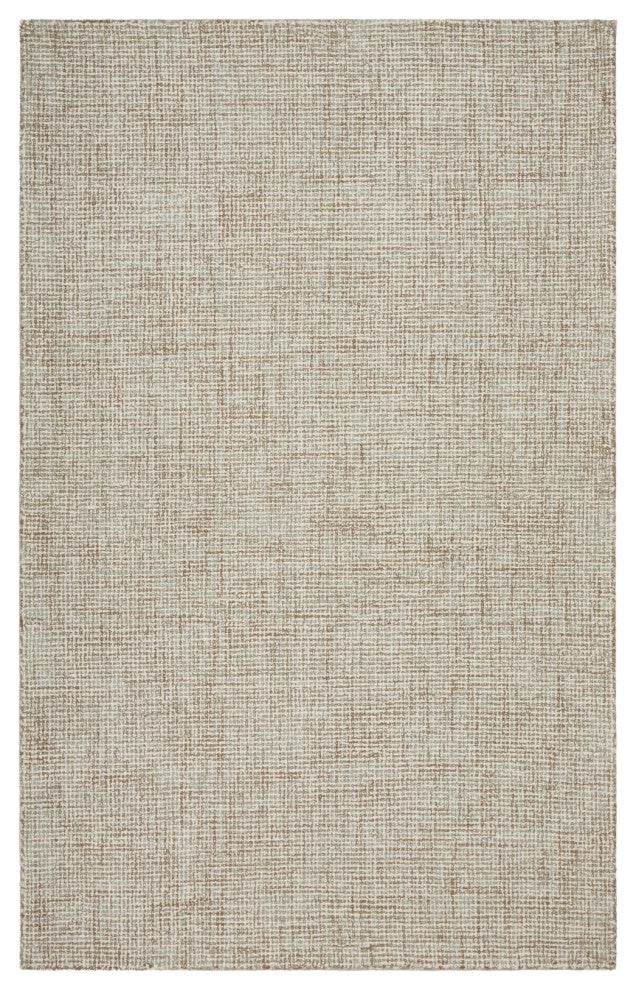 8" x 10" Taupe and Tan Minimal Area Rug