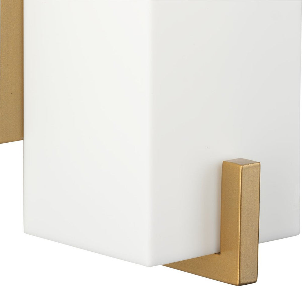 Antrim Collection One-Light Medium Outdoor Wall Lantern, Soft Gold