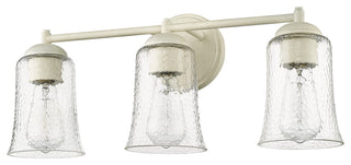 3 Light 21.75 in. Cottage White Vanity Light