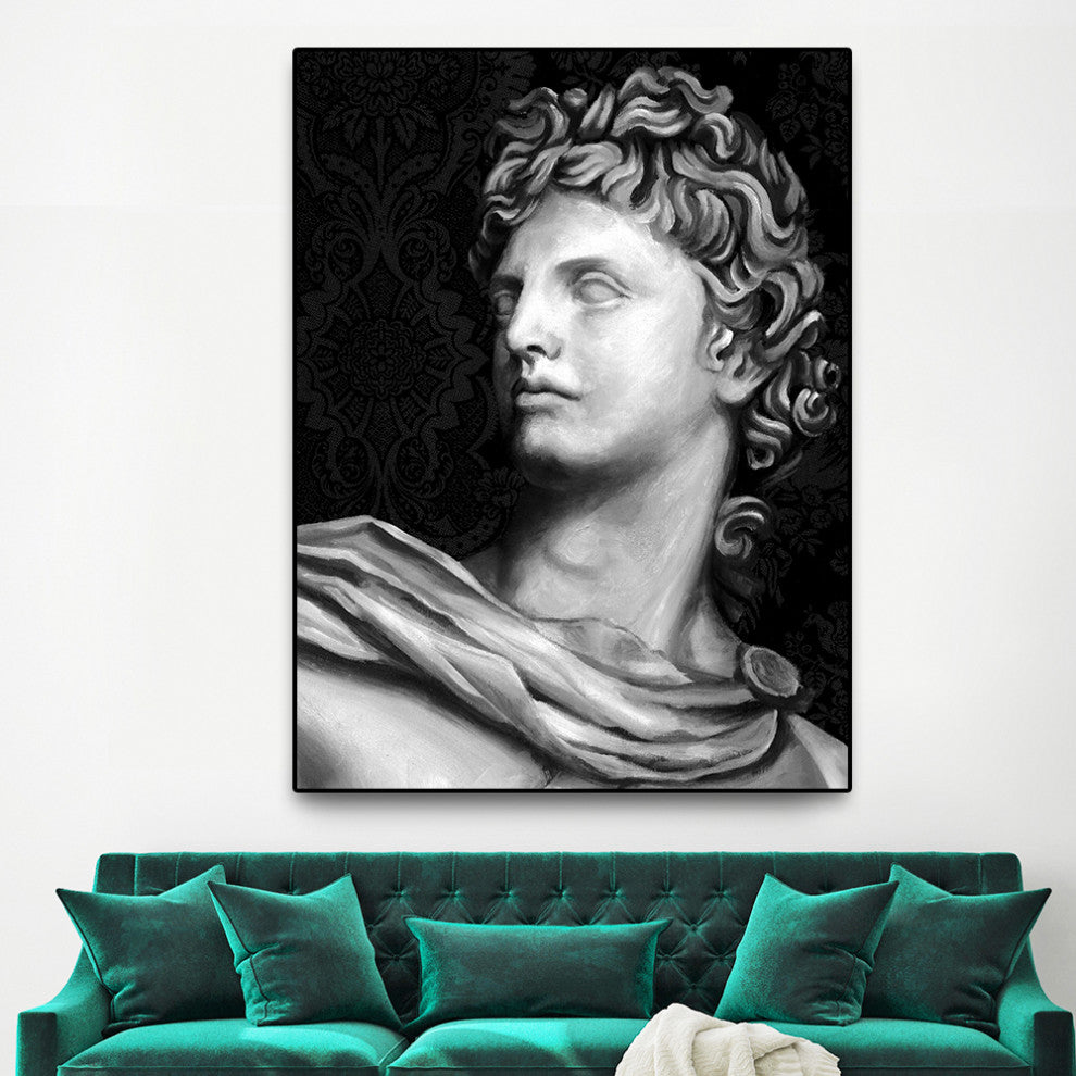 "Ornate Sculpture II" Oversized Framed Canvas, 60 x 40