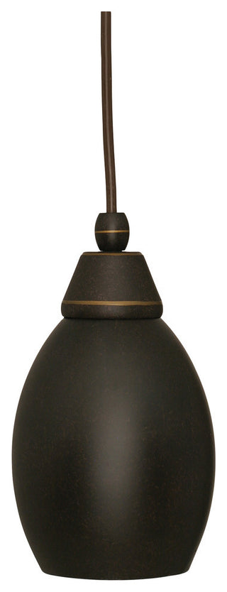 Cord Mini Pendant, Dark Granite/Dark Granite Cone Metal Shade