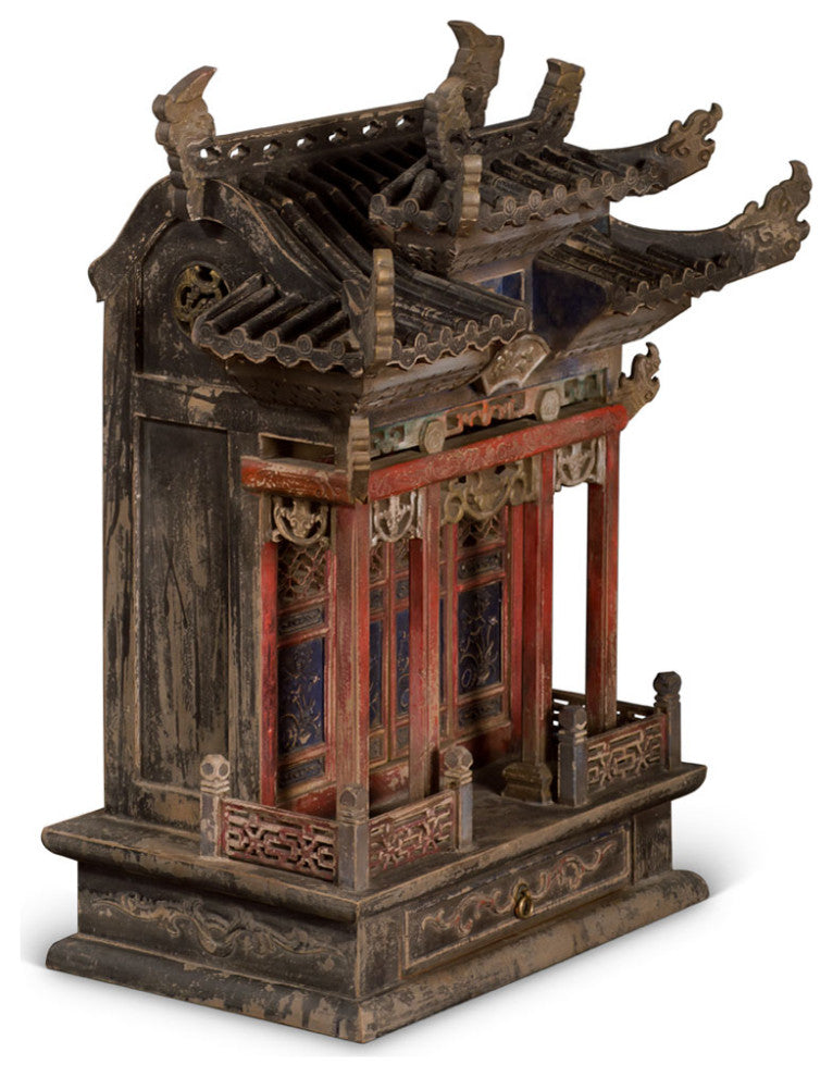 Vintage Chinese Pagoda Altar House