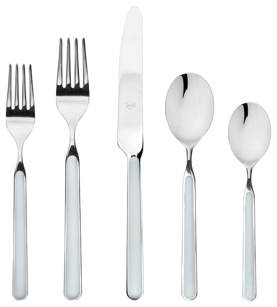 Fantasia Flatware, Light Blue, 20-Piece Set