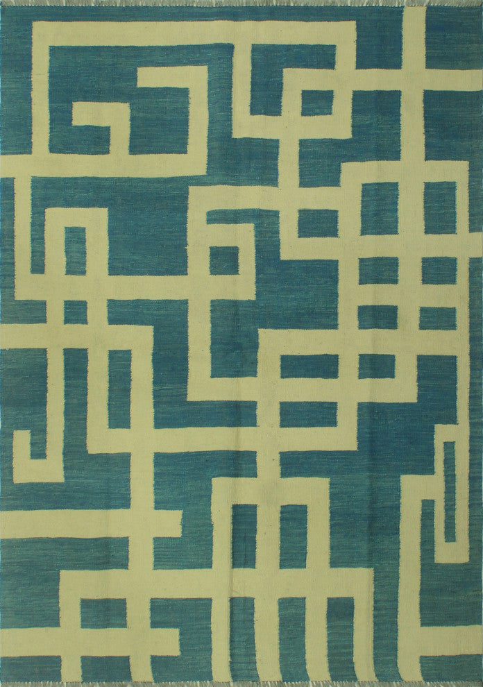 Winchester Kilim Rana Blue Rug
