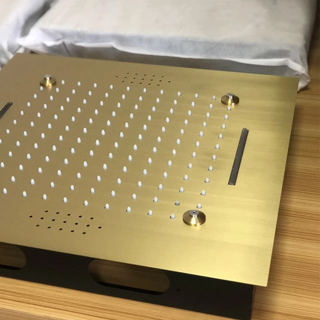 Led Musical Shower System With Hand Shower, Style 1- Remote Control