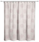 Pink Polka Dots on White 71x74 Shower Curtain