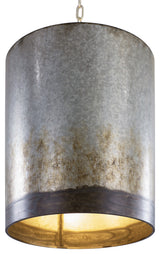 Cannery 3 Light Pendant in Ombre Galvanized