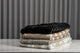 Limited Faux Fur Throw 50"x60", Black Jacquard
