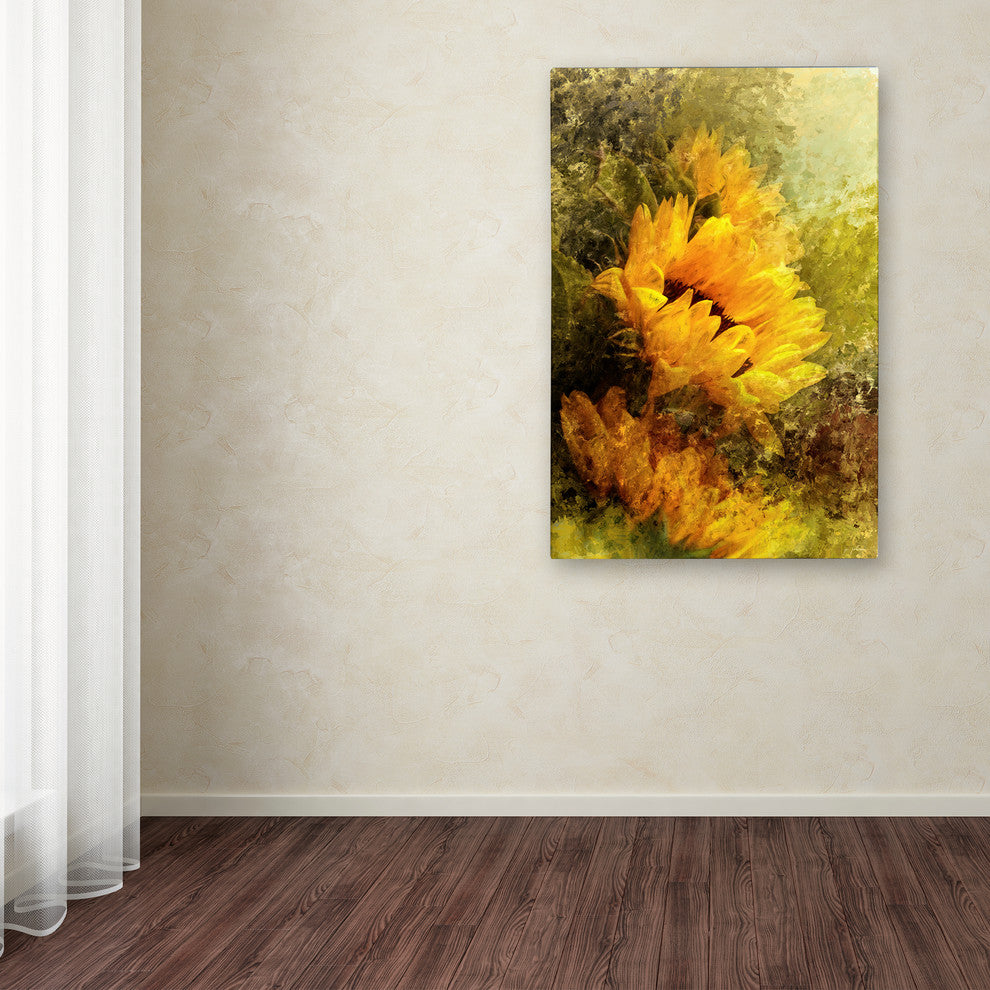 Jai Johnson 'Impressionist Sunflowers' Canvas Art, 32 x 22