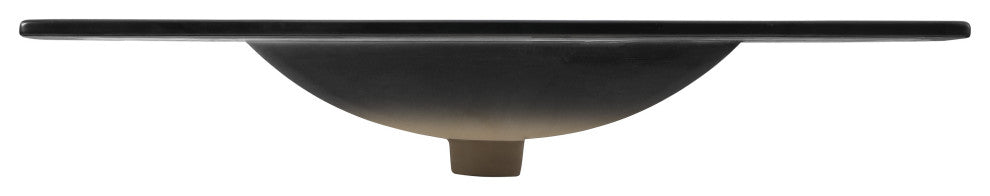 Ancillary 3-Hole Contemporary Rectangular Ceramic Single Sink Basin Vanity Top