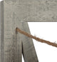 Hardeman 3-Pocket Wood Hanging Wall File Holder, Gray