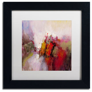 'Hot and Cold' Matted Framed Canvas Art by Ricardo Tapia