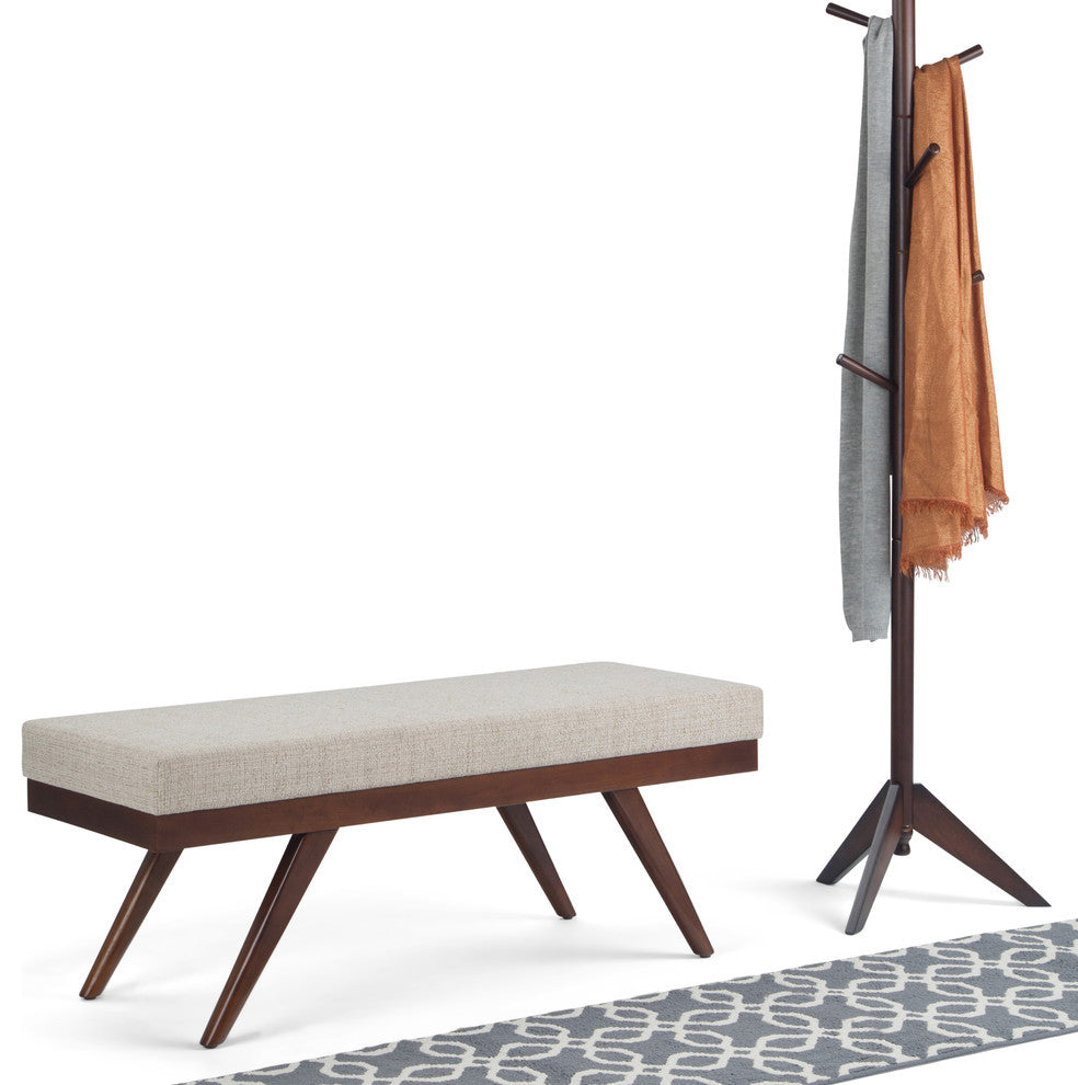 Chanelle Mid Century Ottoman Bench