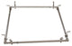 Andre Multi Angle Ceiling Rod 28-48 inch, Satin Nickel, Four Sided