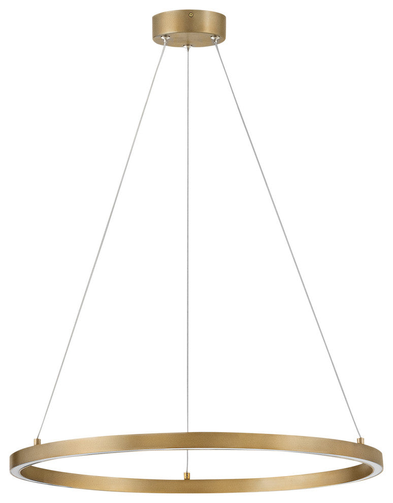 Lark 83464 Kenna 25"W LED Ring Chandelier - Black