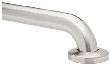no drilling required Grab Bars - 250lb rated, Brushed Stainless, 18", 1-1/2" Dia