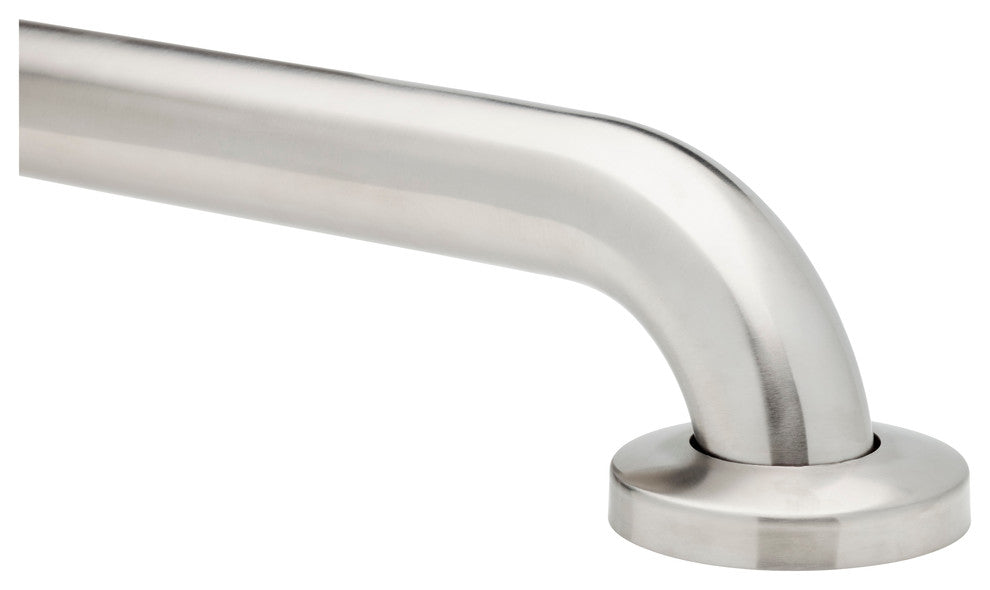 no drilling required Grab Bars - 250lb rated, Brushed Stainless, 18", 1-1/2" Dia