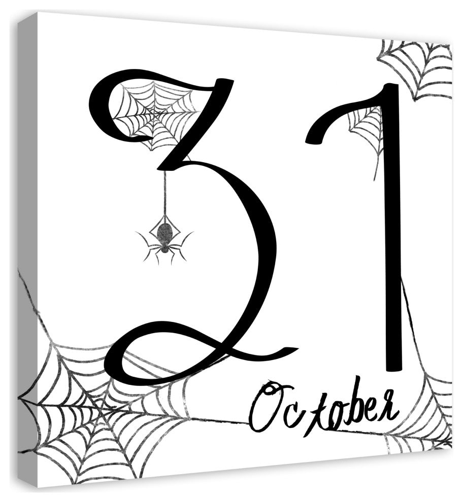 October 31 24x24 Canvas Wall Art