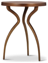 Elements Sarp End Table Antique Brass