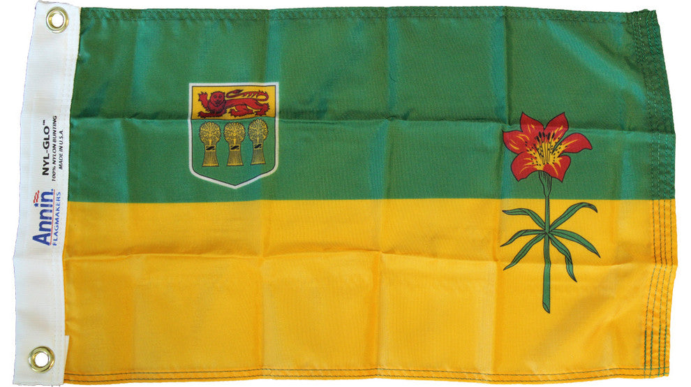 Saskatchewan, 12"x18" Nylon Flag