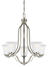 Generation Lighting Lighting 5-Light Chandelier, Brushed Nickel