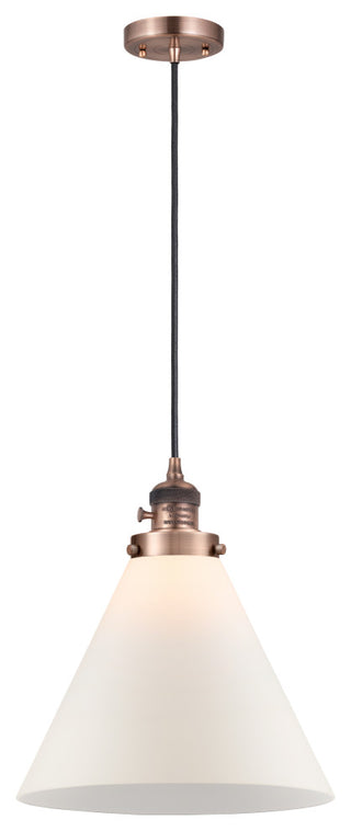 INNOVATIONS 201CSW-AC-G41-L 1-Light Mini Pendant Antique Copper