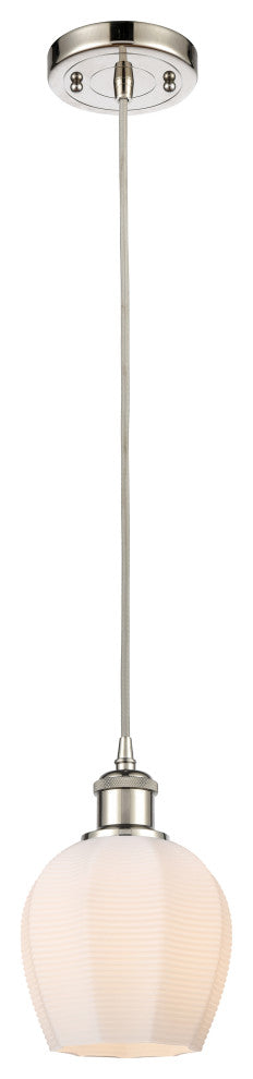 Innovations 516-1P-PN-G461-6 1 Light Mini Pendant, Polished Nickel