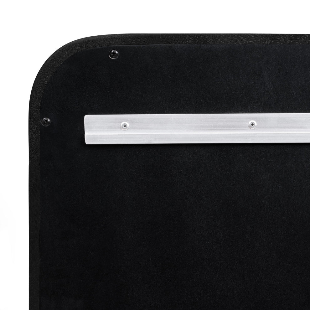 Harriet Accent Mirror, Black, 16"x60"