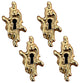 Renovators Supply 4Pcs Escutcheon Keyhole Cover Plate for Cabinet and Drawers