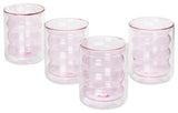 Waves Blush Water Glass, Set of 4
