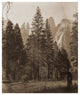 "Cathedral Spires - Yosemite, California, 1861" Paper Art, 15"x18"