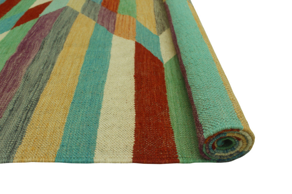 Winchester Kilim Salman Burgundy/Ivory Rug, 5'7x7'9