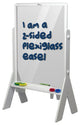 Little Partners Peek-A-Boo Adjustable Height Art Easel, Soft White