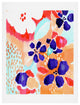 Deny Designs Cayenablanca Ikat Flowers Art Print