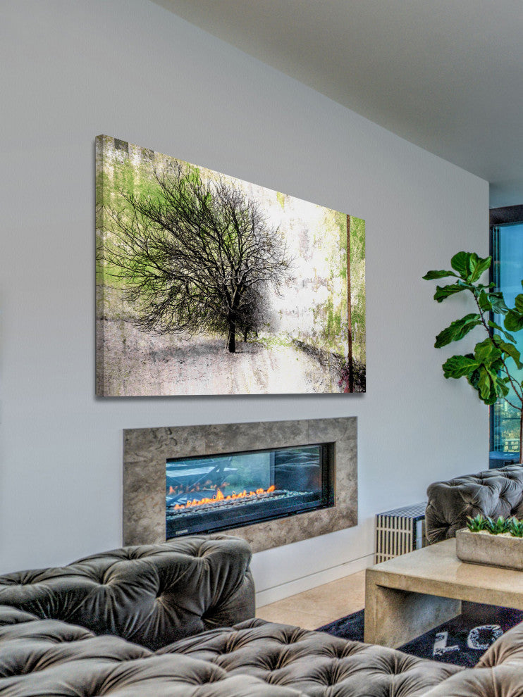 "Grey Peak" Fine Art Canvas Print, 45"x30"