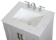 24" Single Bathroom Vanity, Gray