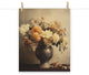 Floral Symphony Bouquet Retro Subdued Photorealism Digital Artwork Loose Print, 16" X 20"