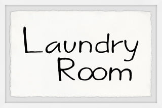 "Laundry Room II" Framed Painting Print, 36x24