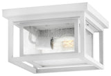 Republic LED Flush Mount, Textured White