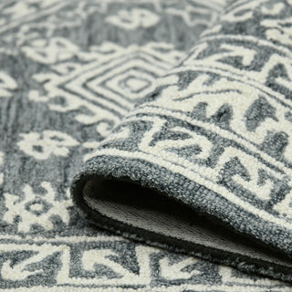 Boscage Ilford Area Rug, Gray, 7'6" x 9'6", Geometric