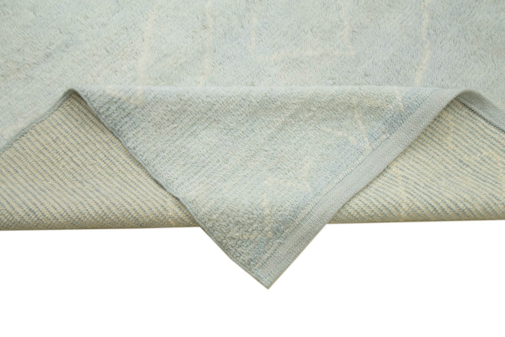 Rug N Carpet - Handmade Unique 9' 1'' x 11' 6'' Moroccan Area Rug