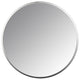 Minimalist Silver Round Wall Mirror