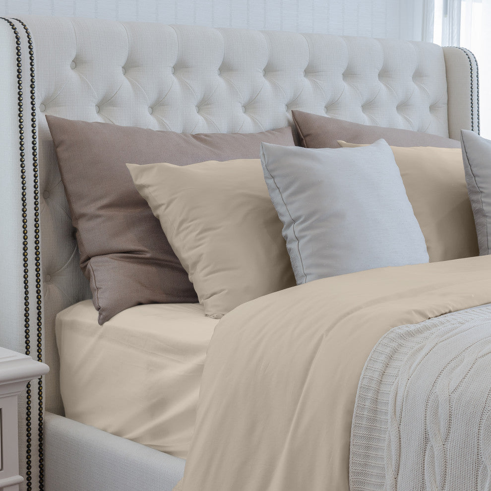 DTY Bedding Premium 4-Piece Sheet Set 100% Bamboo Viscose, Linen, Twin