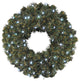 2' Sequoia Wreath Pre-Lit With Pure White LEDs