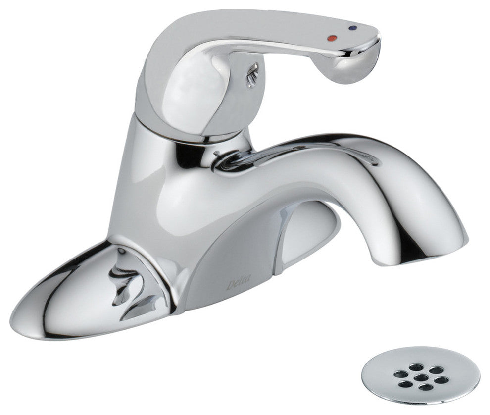 Delta HDF Single Handle Centerset Lavatory Faucet, Chrome, 523LF-HDF