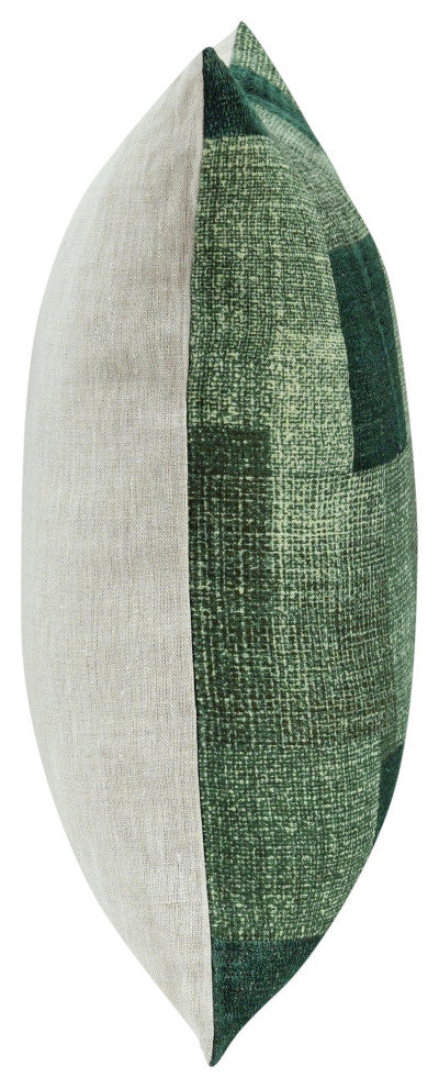 Praia 22" Belgian Linen Fabric Throw Pillow