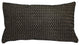 Velvet Geometric Pattern Decorative Throw Pillow, Art Deco Stripes, 12"x20"