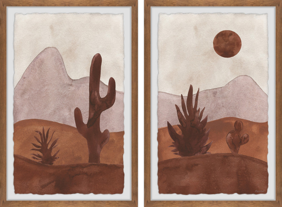 The Red Sands Diptych, Set of 2, 20x30 Panels