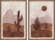 The Red Sands Diptych, Set of 2, 20x30 Panels
